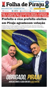 EDIÇÃO EXTRA FOLHA DE PIRAJU/ QUARTA-FEIRA 9/10/2024